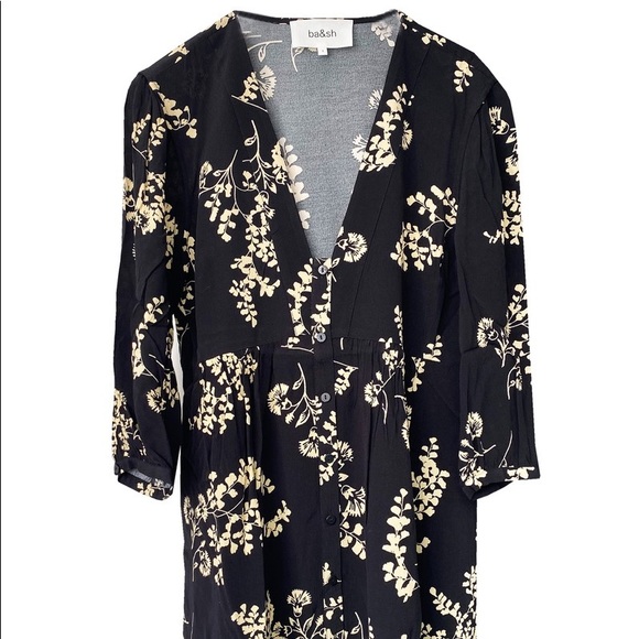 Ba&sh Suzy Dress Black - size medium - Picture 1 of 4